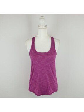 Lululemon Salute The Sun Women's Size 4 Purple Racerback Activewear Tank Top